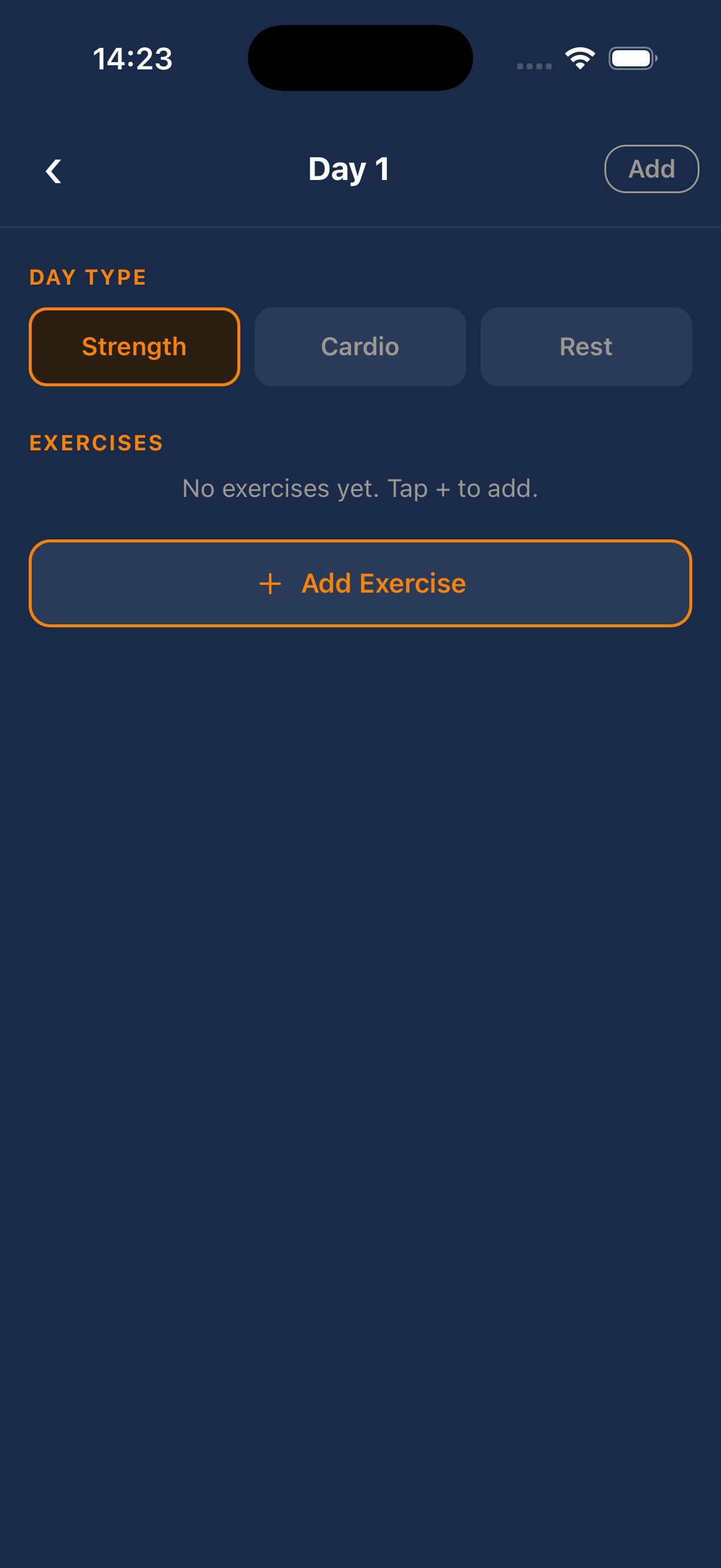 Custom plan step 2